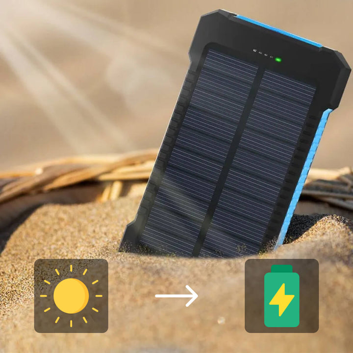 Skanto | Solenergi Power Bank Vanntett Dual USB Lader