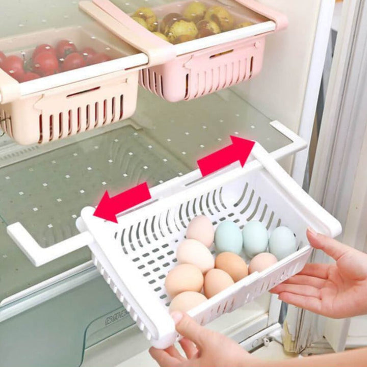 FridgeMaster Pro — Endelig orden og mer plass for favorittmaten din i kjøleskapet! (2 stk) | Skanto