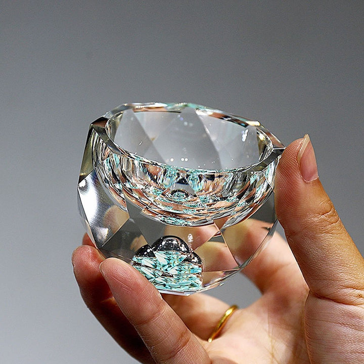 Skanto | 50ml diamantkutt krystall drikkeglass vodka shot glass vin glass whiskey glass brennevin sake soju brandy tekopp