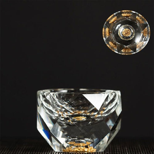 Skanto | 50ml diamantkutt krystall drikkeglass vodka shot glass vin glass whiskey glass brennevin sake soju brandy tekopp