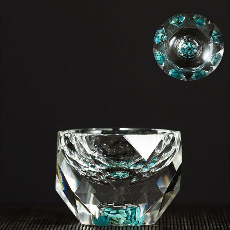 Skanto | 50ml diamantkutt krystall drikkeglass vodka shot glass vin glass whiskey glass brennevin sake soju brandy tekopp