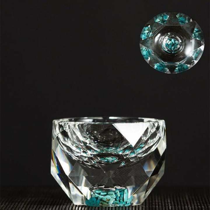 Skanto | 50ml diamantkutt krystall drikkeglass vodka shot glass vin glass whiskey glass brennevin sake soju brandy tekopp
