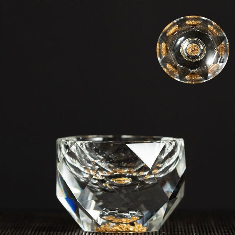 Skanto | 50ml diamantkutt krystall drikkeglass vodka shot glass vin glass whiskey glass brennevin sake soju brandy tekopp