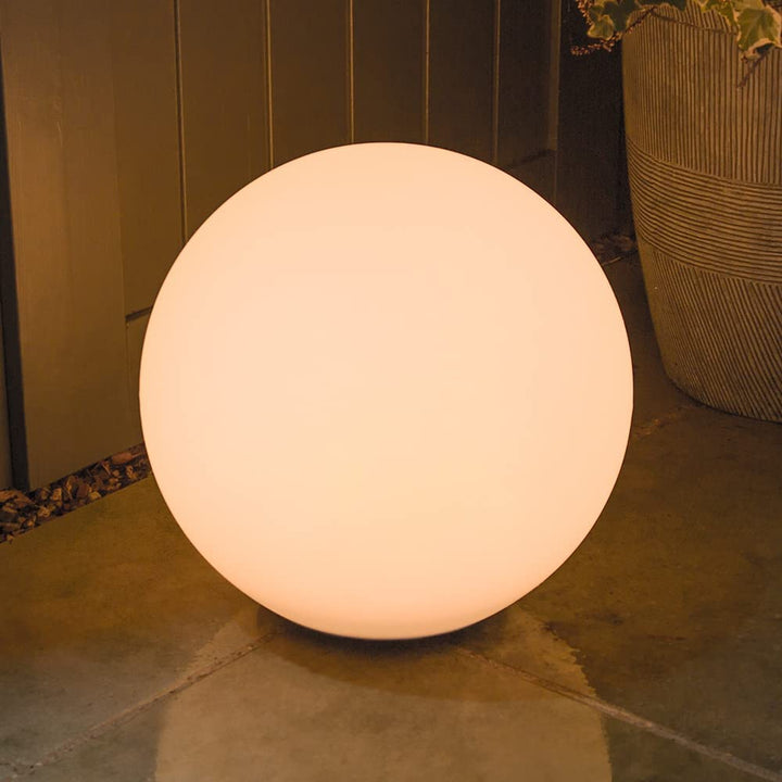 Flerfarget LED kule hage lampe med fjernkontroll | Skanto