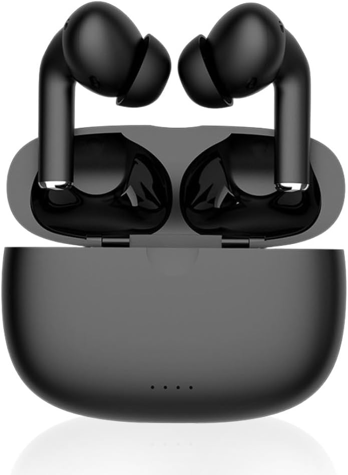 Skanto | True Wireless Ørepropper med Støydemping, Bluetooth 5.0 & Trådløs Laderelong – Sonetra