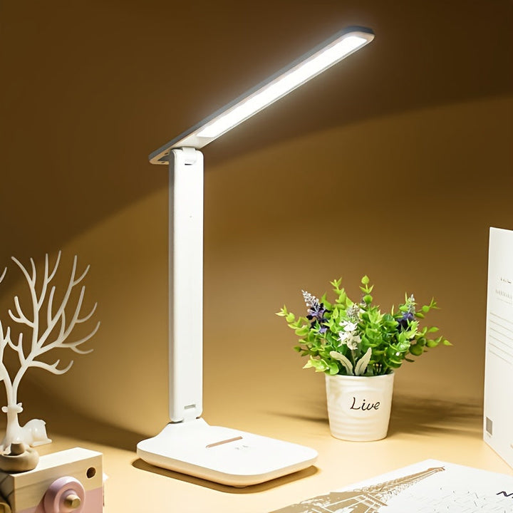 LumiDesk – Justerbar LED Skrivebordslampe med Berøring og USB Skanto