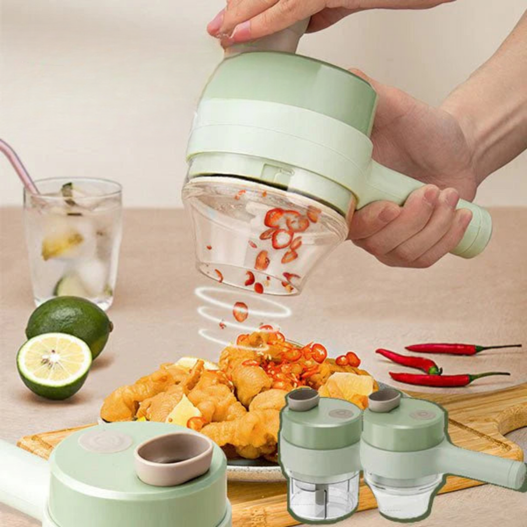 4-i-1 Turbo Kitchen Rocket — Revolusjoner ditt kjøkken og nyt lynrask frihet fra hakkestress! | Skanto