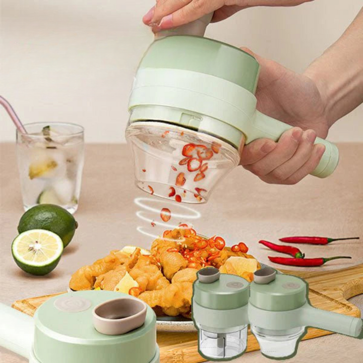 4-i-1 Turbo Kitchen Rocket — Revolusjoner ditt kjøkken og nyt lynrask frihet fra hakkestress! | Skanto