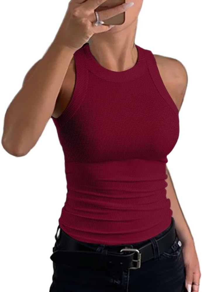 Skanto | Kvinne Ribbet Racerback Tank