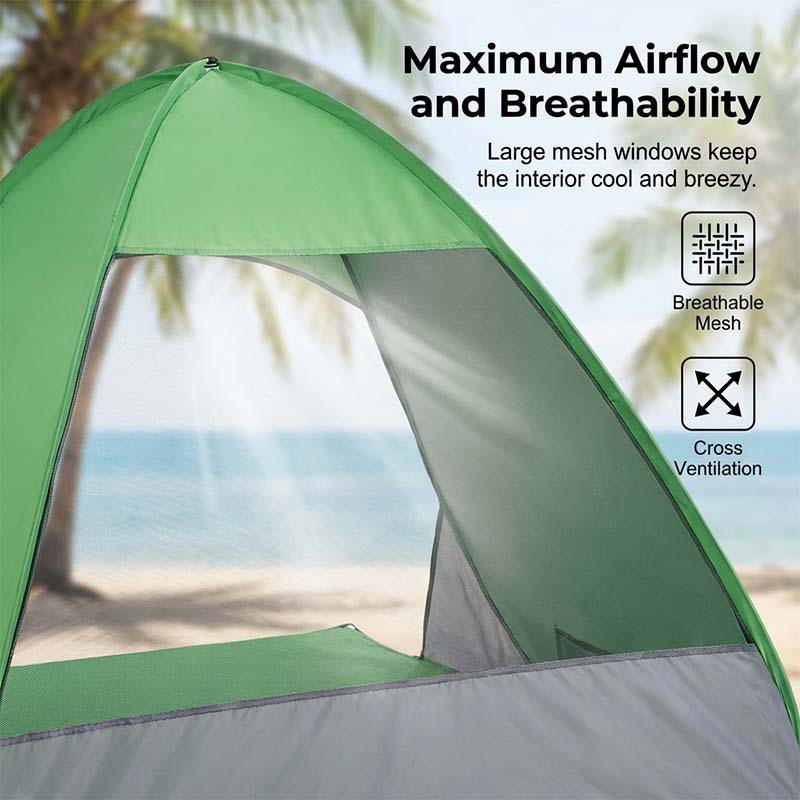 SunSail Breeze Pop-Up Strandtelt 98% UV Beskyttelse | Skanto