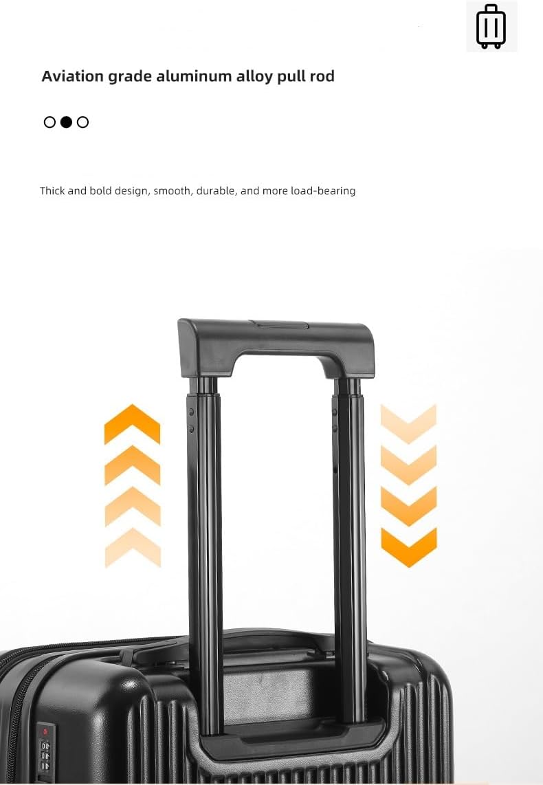 Hard Shell Carry-On med koppholder, USB-port og TSA-lås | Skanto