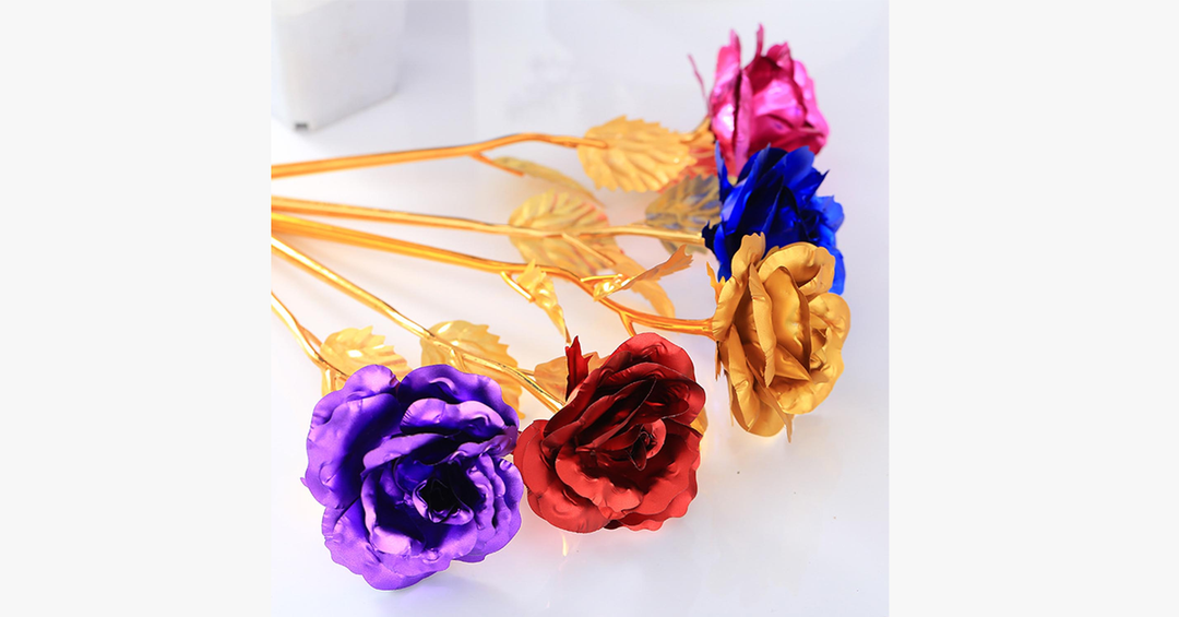 Skanto | 24K Always Gold Plated Rose - Various Colors