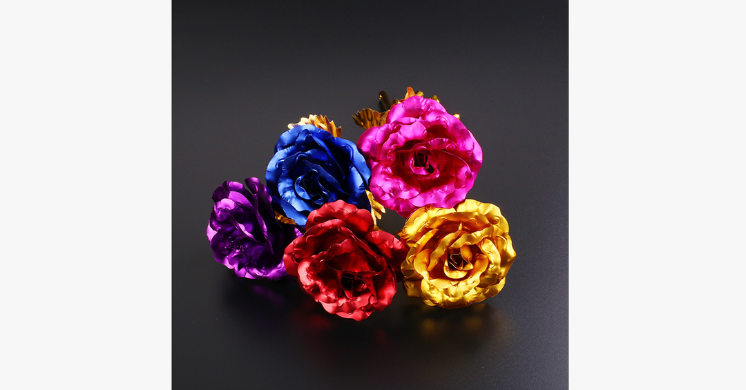 Skanto | 24K Always Gold Plated Rose - Various Colors