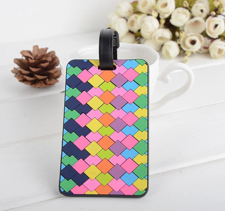 Unisex Fargerik Geometrisk Mønster Bagasjelapp Skanto