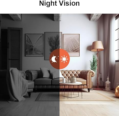 Norvo | Trådløst 1080P WiFi sikkerhetskamera - Beskytt hjemmet ditt