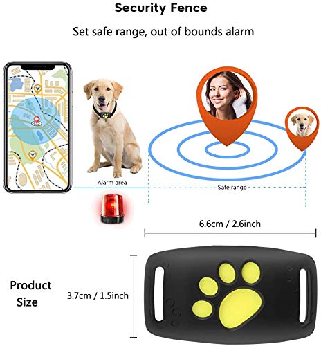 Intelligente GPS-Haustierhalsband med Echtzeit-Tracking, Geofencing-Warnungen og Schlafmodus for Katzen og Hunde
