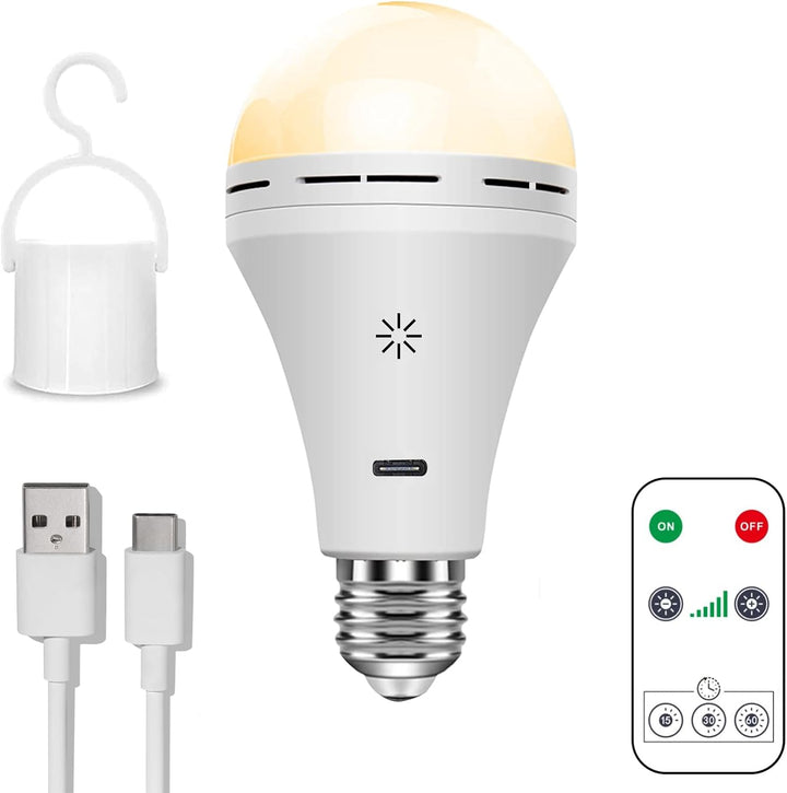 Trådlamp USB Oppladbar LED Lampe – Luxaro | Skanto