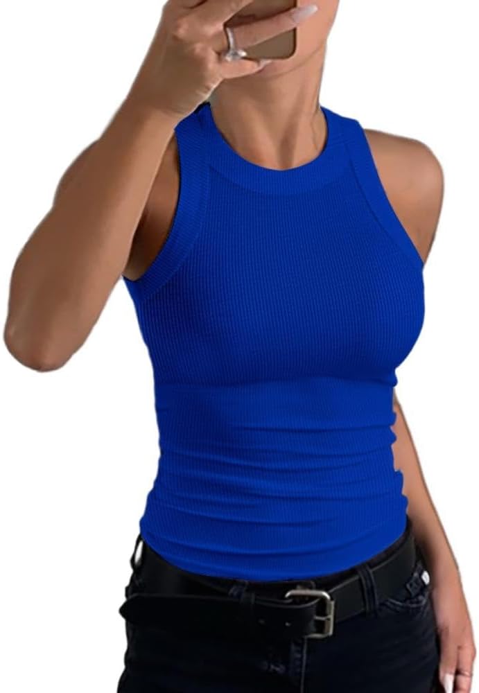 Skanto | Kvinne Ribbet Racerback Tank