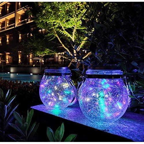 Solar Mason Jar Lampe - Lunara | Skanto