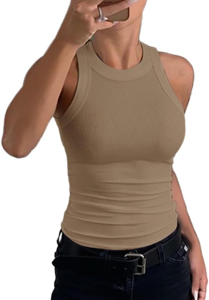 Skanto | Dame Ribbe-Ryggefri Tanktop