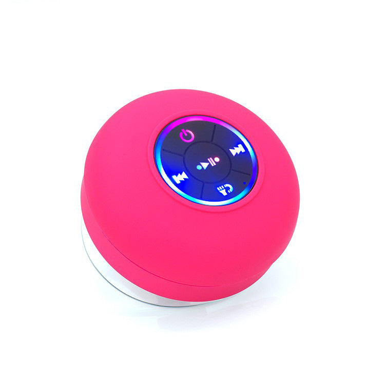 Mini Bluetooth dusj høyttaler med LED lys | Skanto