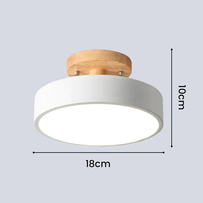 Skanto | LED Taklampe Tre Flush Montering Fixture