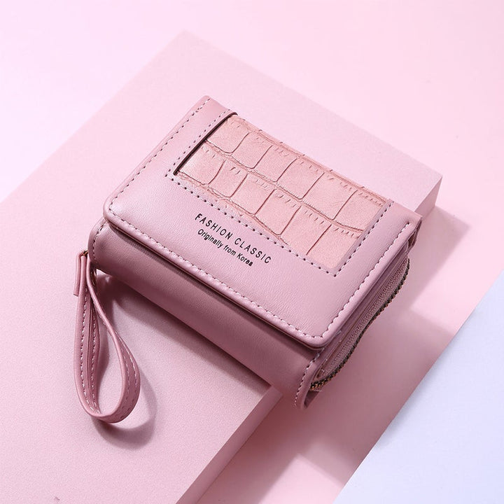 Skanto | Large Capacity Multi-Card Zipper Tri-Fold Myntpung