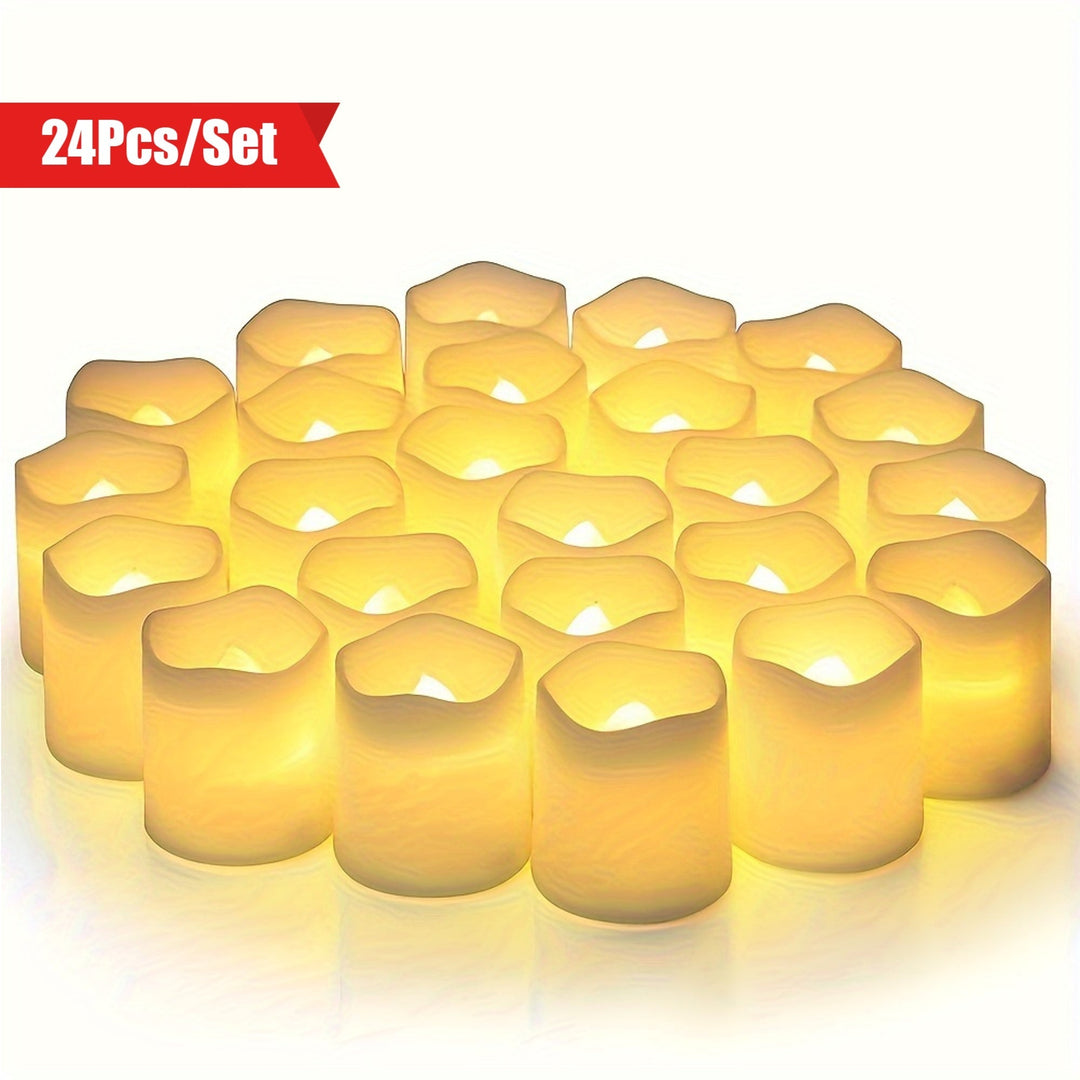 MagicGlow - Trygge LED Tealights Sett med 24 Skanto