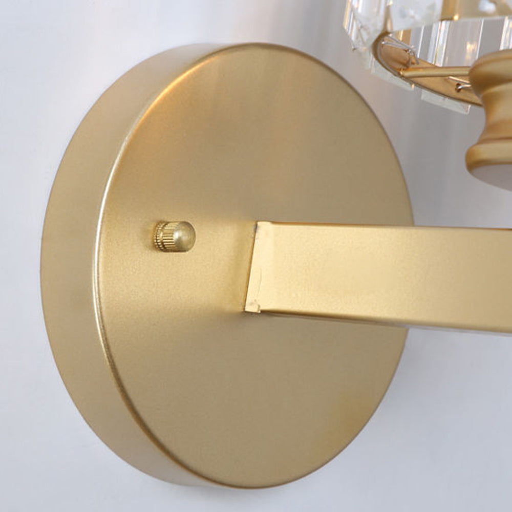 Skanto | Krystallglass Vegglampe med Moderne Arm Design