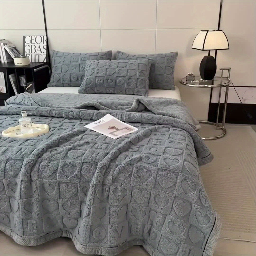 CozyCoral – Luksus Fleece-teppe for Alle Årstider Skanto