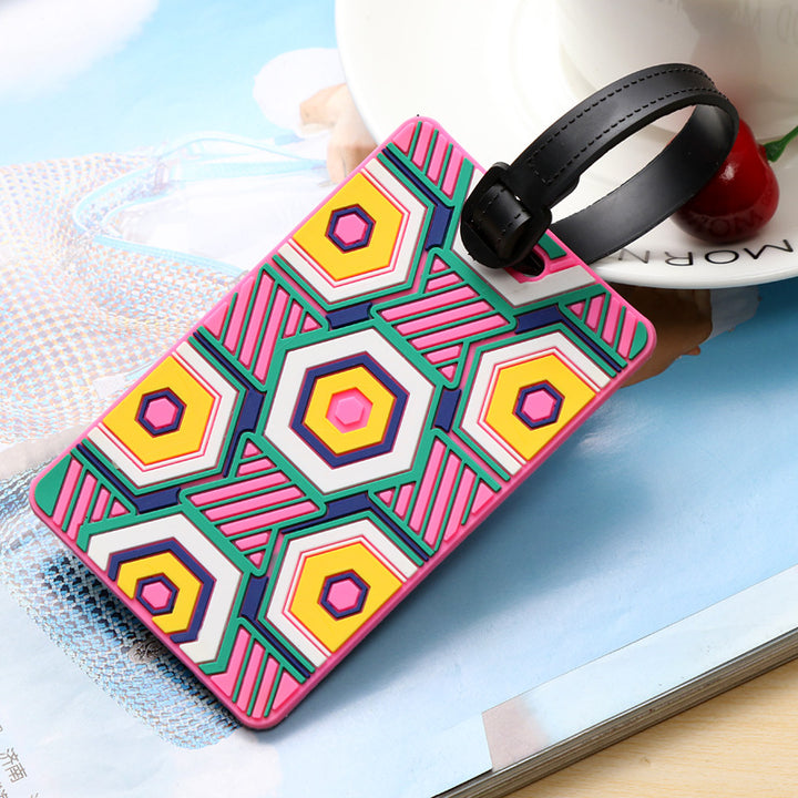 Unisex Fargerik Mönstrete Reise Bagasje Tag Skanto