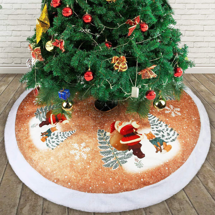 Skanto | Juletrær Bunn Dekselskjørt 98cm Fleece Gamle Mann Tre