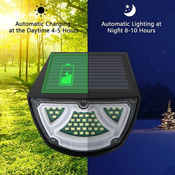 Skanto | Solar LED Spotlight – Utendørsbelysning med solcellepanel for hage og stier