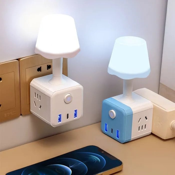 Skanto | Fjernkontrollert LED-lampe med USB-adapter