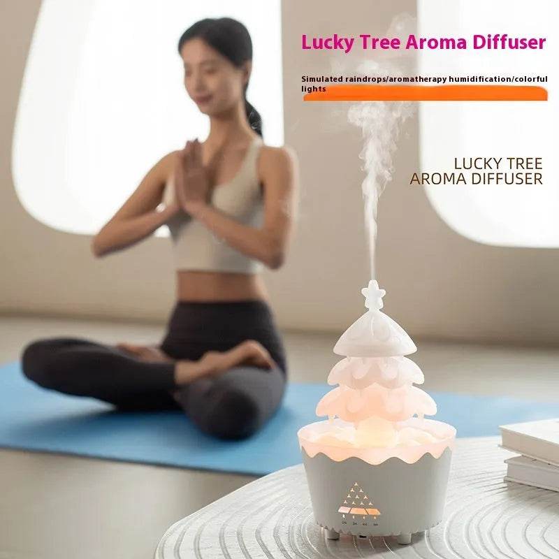 Skanto | 2025 Nytt Design Essensielt Olje Aroma Diffusor Husholdnings Stille Liten Fjernkontroll Fuktighetskrem Passer For Hjem Julgave