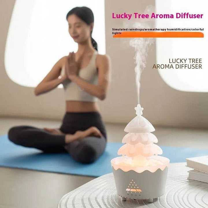 Skanto | 2025 Nytt Design Essensielt Olje Aroma Diffusor Husholdnings Stille Liten Fjernkontroll Fuktighetskrem Passer For Hjem Julgave