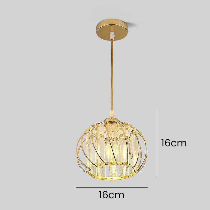 Skanto | Pendellampe svart glass kule taklampe