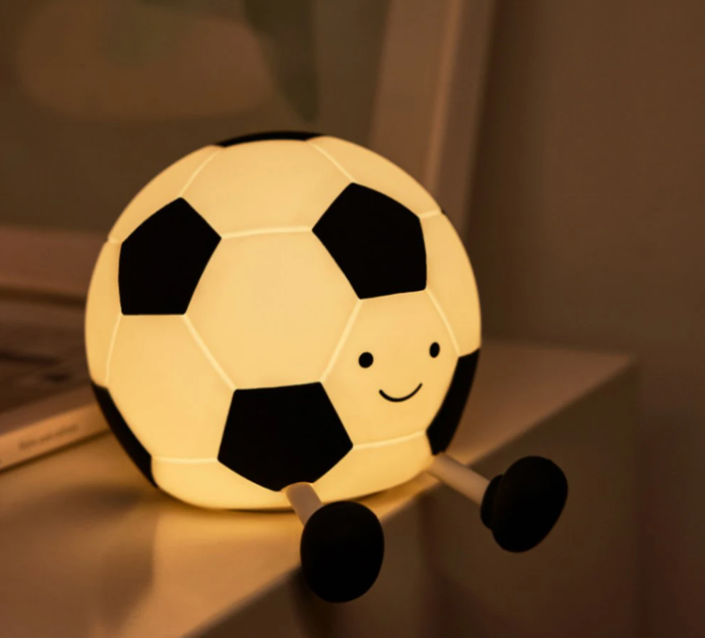 Skanto | Oppladbar fotball silikon nattlampe – GlowKick