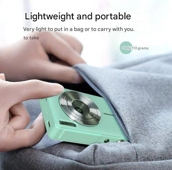 Skanto | Vintage Digital Camera – Snapora | Retro Style Compact Camera with 1080p HD