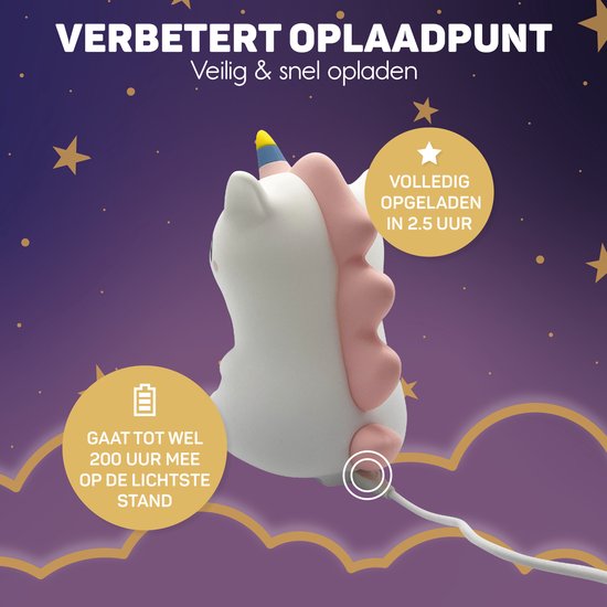 Unicorn Night Light - DreamCrest | Skanto