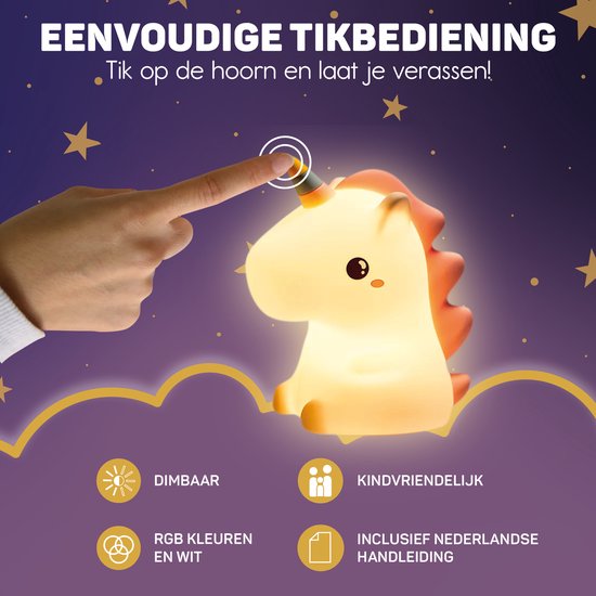 Unicorn Night Light - DreamCrest | Skanto