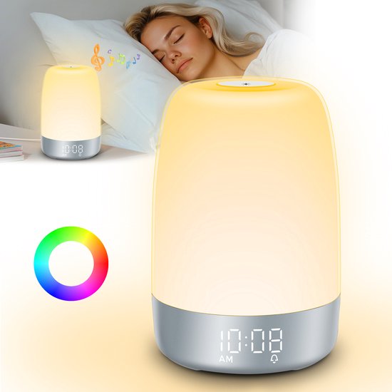 Skanto | Aurora Wake-Up Light | Soloppgang & Solnedgang | USB-C Oppladbar