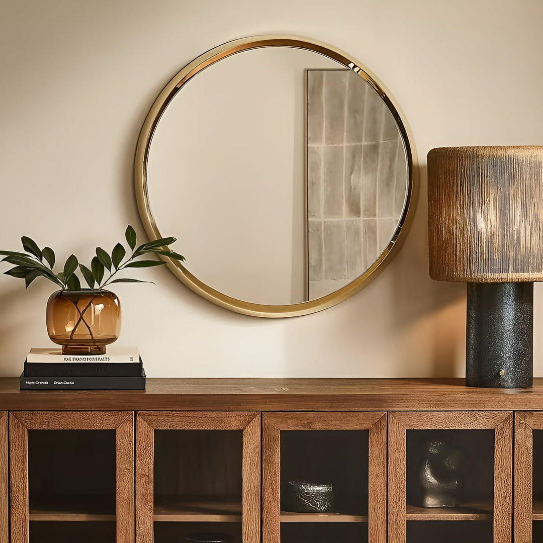 Skantoown glasshåndvase – minimalistisk og dekorativ | Gjennomsiktig interiør for blomster, hydroponikk og moderne planter i ravfarget