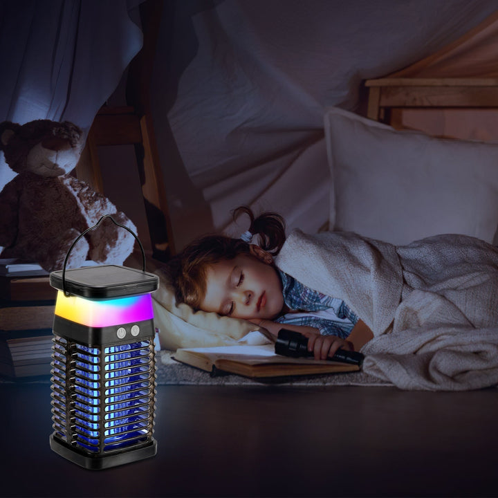 Solar Myggavstøtende Lampe UV Lys Mygg Lampe RGB | Skanto