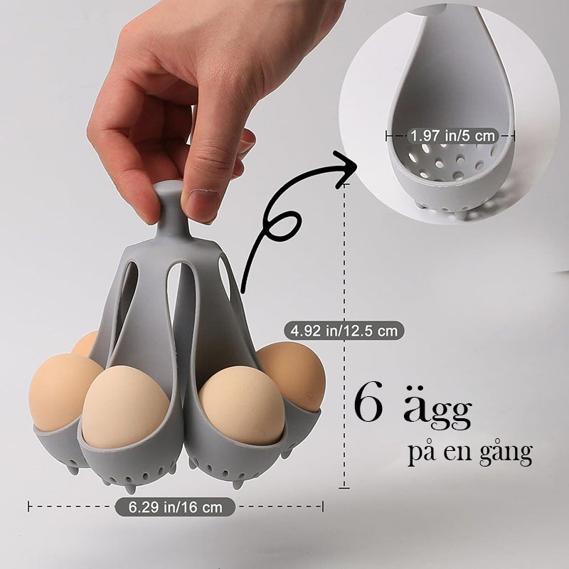 EasyPoach Silikon Egg Master — Nyt perfekt kokte egg uten stress som alle elsker | Skanto