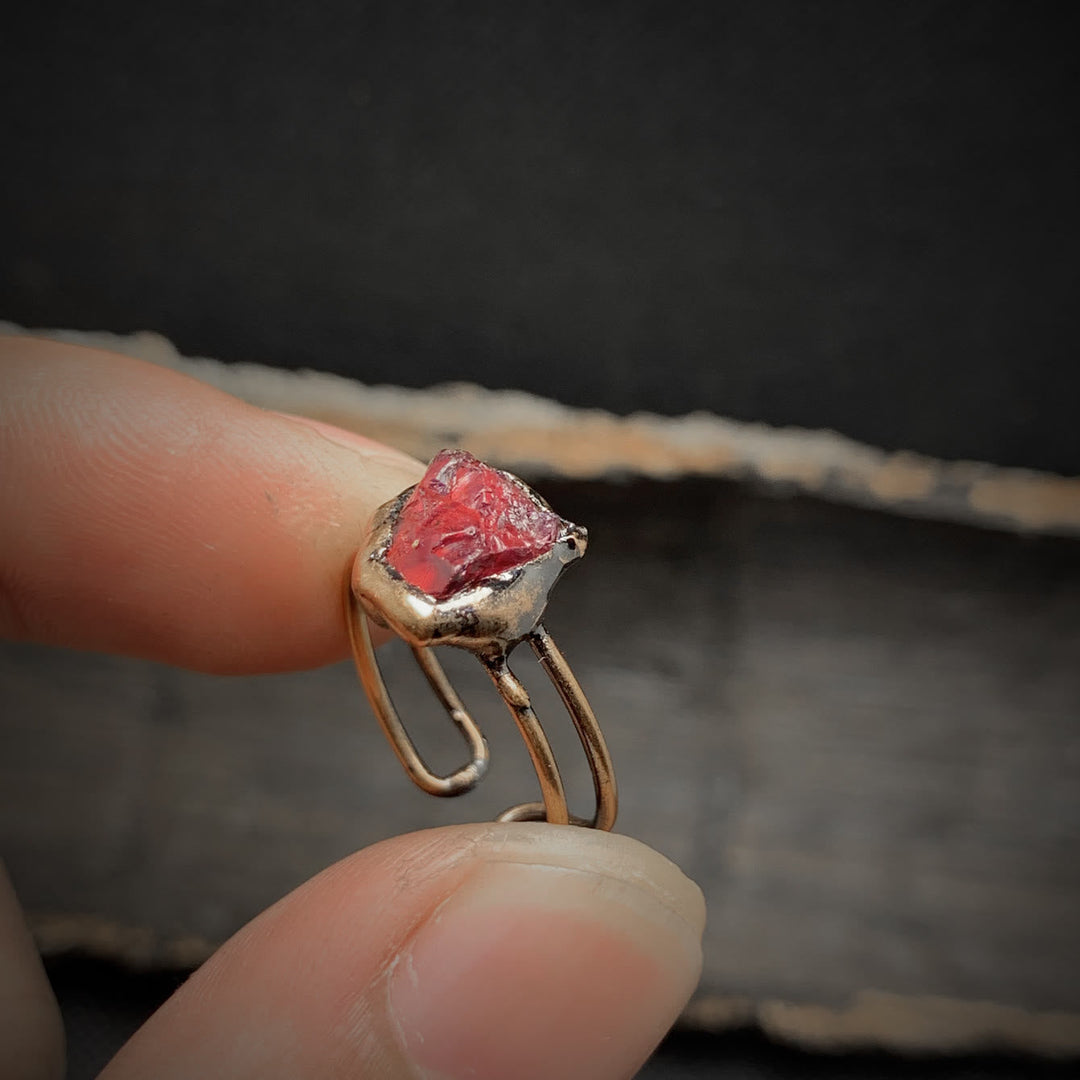 Skanto | Naturlig Ubehandlet Fødselsten Ring - Selina