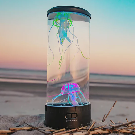 Skanto | LED Manet Lava Lampe & Akvarium for Barn & Voksne - Birthday Gaver for Barn, Perfekt Gave for Akvarielskere