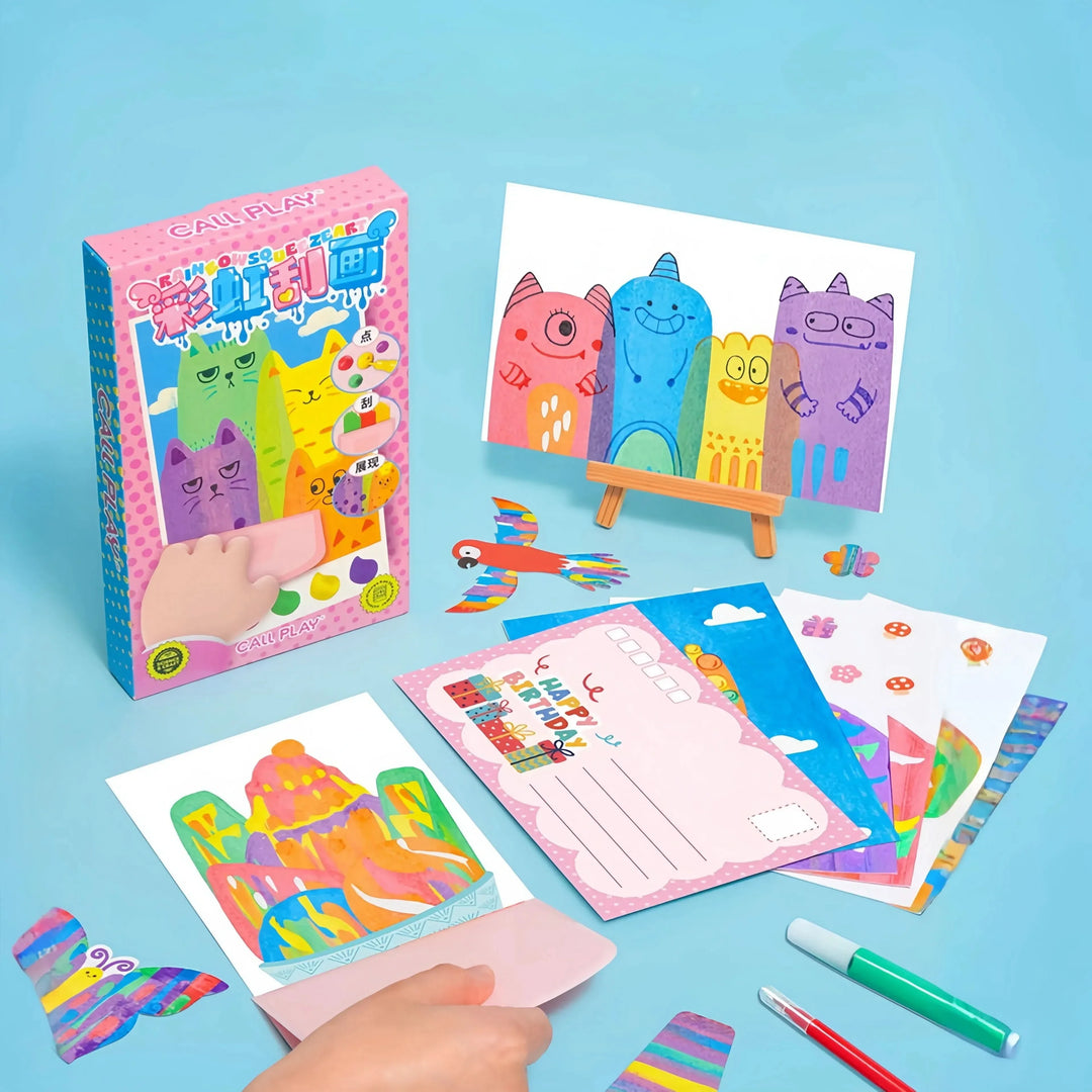 Skanto | Magic Scratcher – Fargerike kunstverk med hver strøk