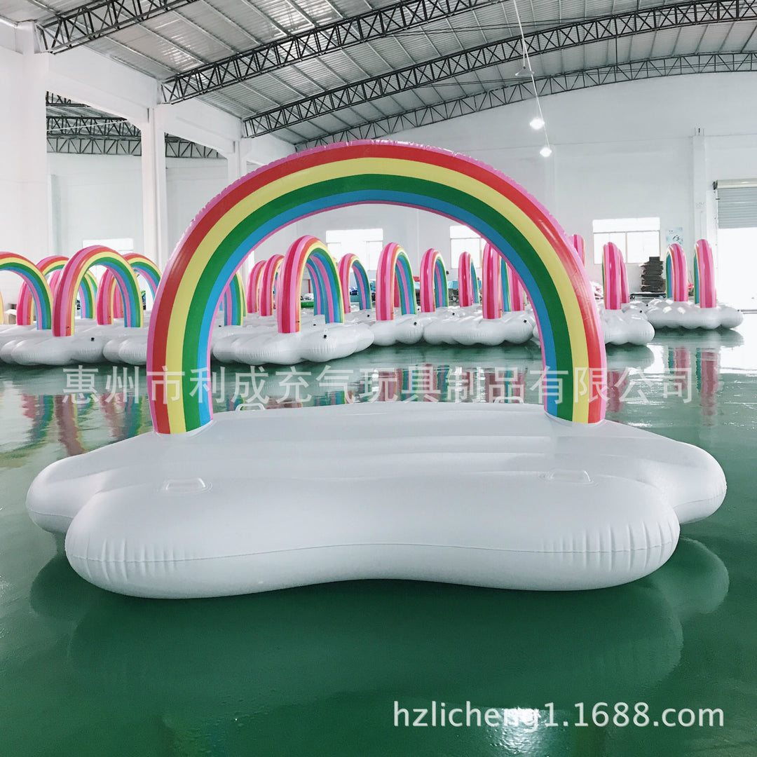Unisex Inflatable Cactus Design Swim Ring Skanto