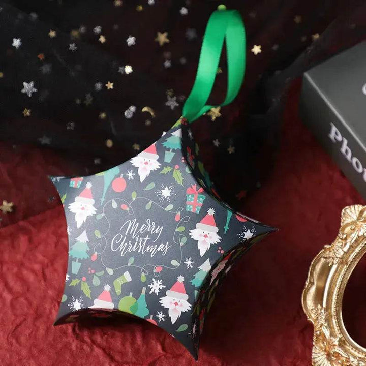Skanto | Julegavebokser Julemann Godteriboks Stjerneformede Gleder til hjemmet Nyttår Xmas dekor Barnas gaver
